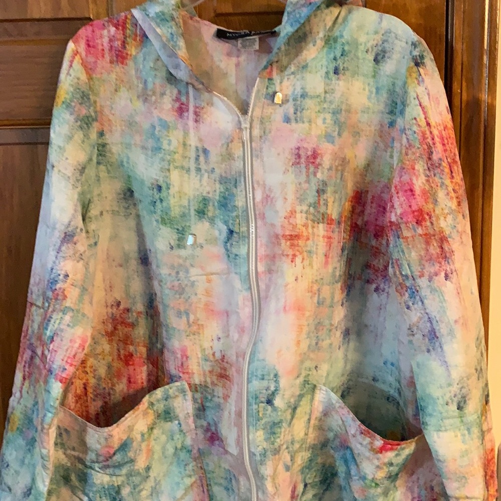 Mycra Pac Now  Womens Tie Dye Jacket M-L